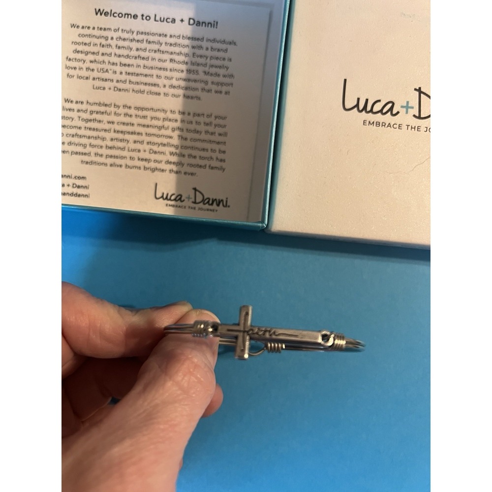 Luca and Danni Petite Bracelet Be You Tiful Faithful Silver Tone NEW
